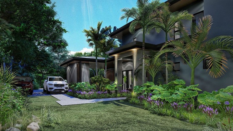 Rainforest walking trail in Costa Ricaâs Premier Development in the Central Pacific with Luxury Houses for sale