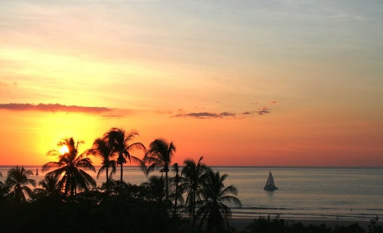 Spectacular Sunsets from Oceanfront Hotel for Sale