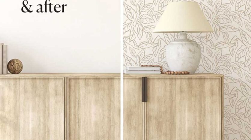 How To Bring The Outside Indoors with Super Cute Peel and Stick Wallpaper Designs
