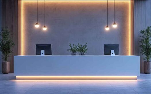 Stylish and Functional: Reception Desks Designed for Two