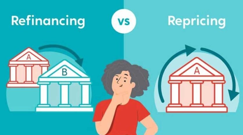 Repricing vs Refinancing
