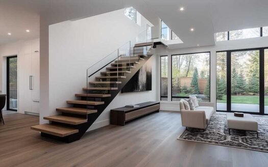 The Visual Appeal of Floating Staircases